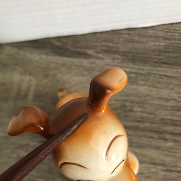Vtg Occupied Japan Ceramic Dog Figurine - Picture 13 of 14